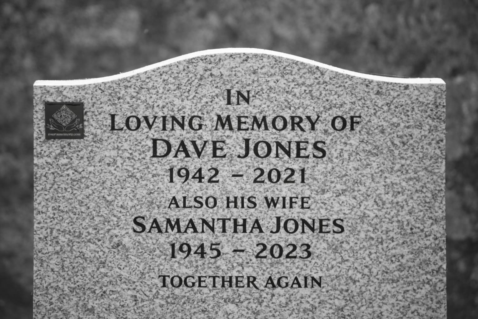 Engraved QR Plaque